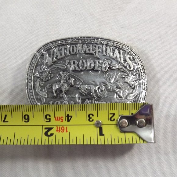 National Finals Rodeo 1994 Hesston Commemorative Series Child's Belt Buckle - Picture 6 of 7
